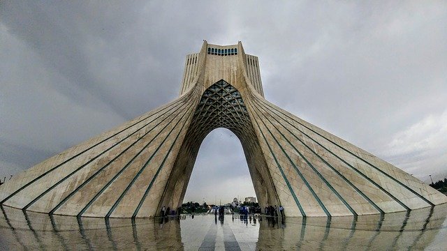 stavba v Teheránu
